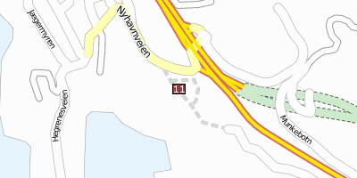 Stadtplan Gamle Bergen Bergen